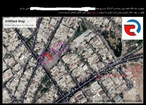 تهیه نقشه جانمایی پلاک ثبتی با تفسیر عکس های هوایی