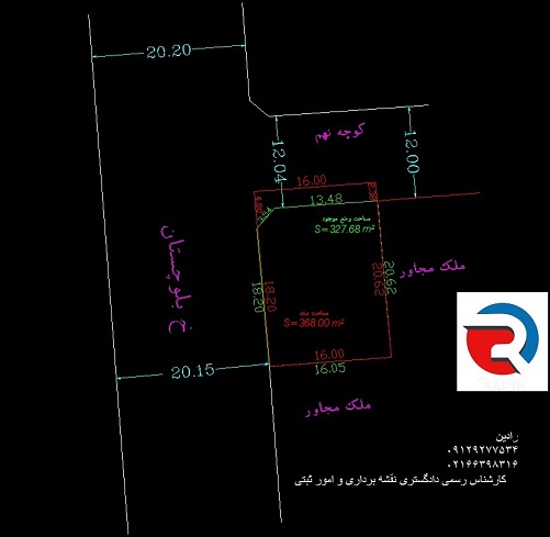 نقشه utm دو خطی برای شهرداری منطقه  ۲  تهران